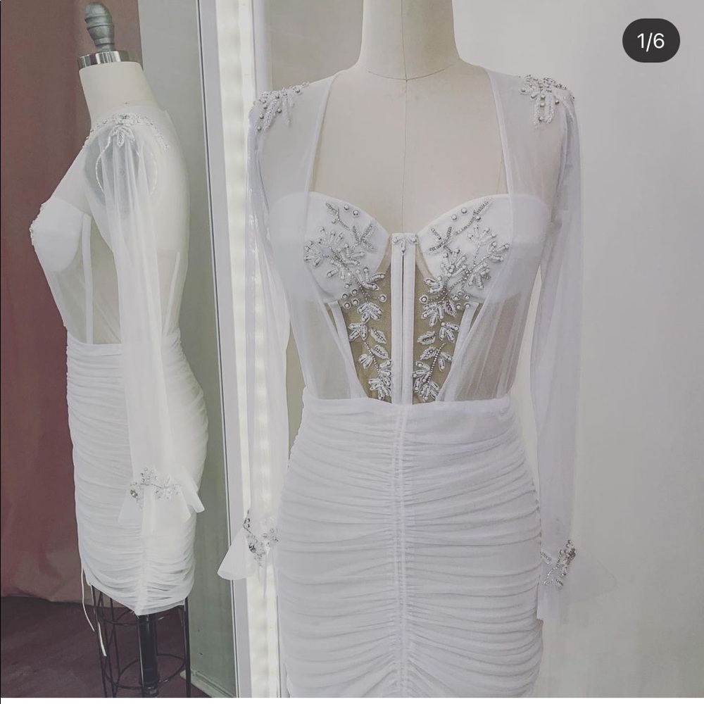 Custom made bridal shower dress